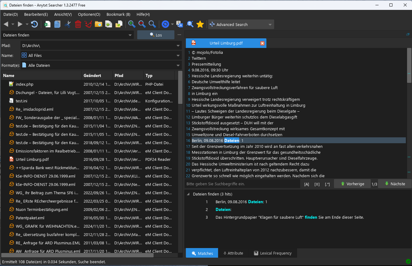 AnyTXT Searcher: 108 hits